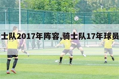 骑士队2017年阵容,骑士队17年球员名单