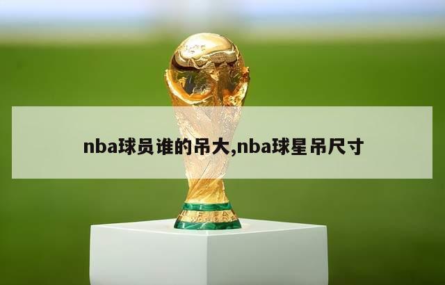 nba球员谁的吊大,nba球星吊尺寸